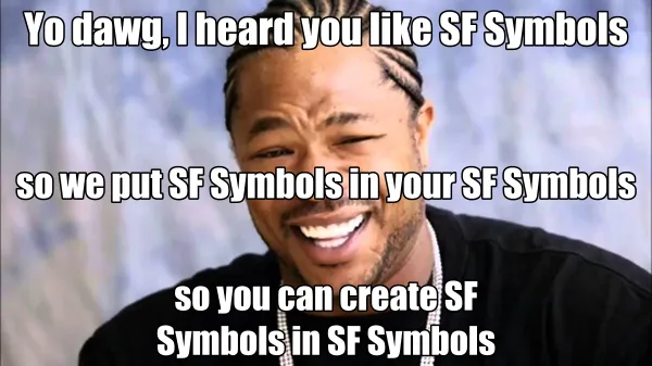 Yo dawg, I heard you like SF Symbols